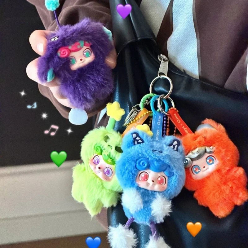 Q.Kid Wave Club Series Mini Blind Box Figurka Anime Cute Mystery Box Modna Zabawka Zawieszka do Torby Kolekcja Niespodzianka Prezent Zabawka