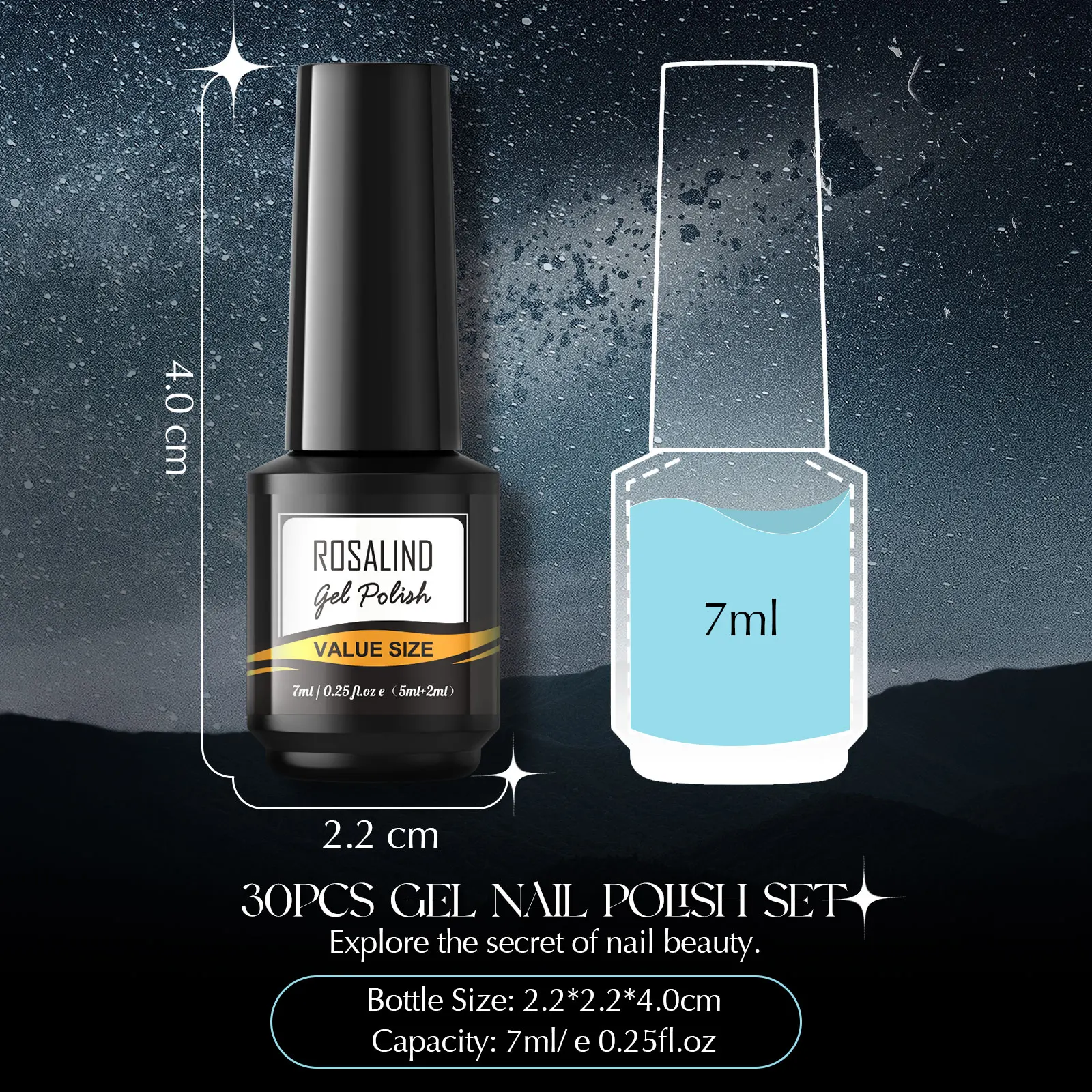 Rosalind Gel Nagellak 73 Kleuren Vernissen Semi Permanente Hybrid Manicure Nagels Art Base Top Coat Nodig Lamp Uv Gel polish