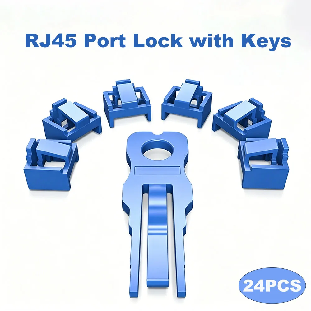 24-pecas-de-protetores-de-porta-rj45-com-chaves-tampa-de-protecao-contra-poeira-para-porta-lan-rj45-para-pc-roteador-switch-hub-protetor-contra-acesso-nao-autorizado
