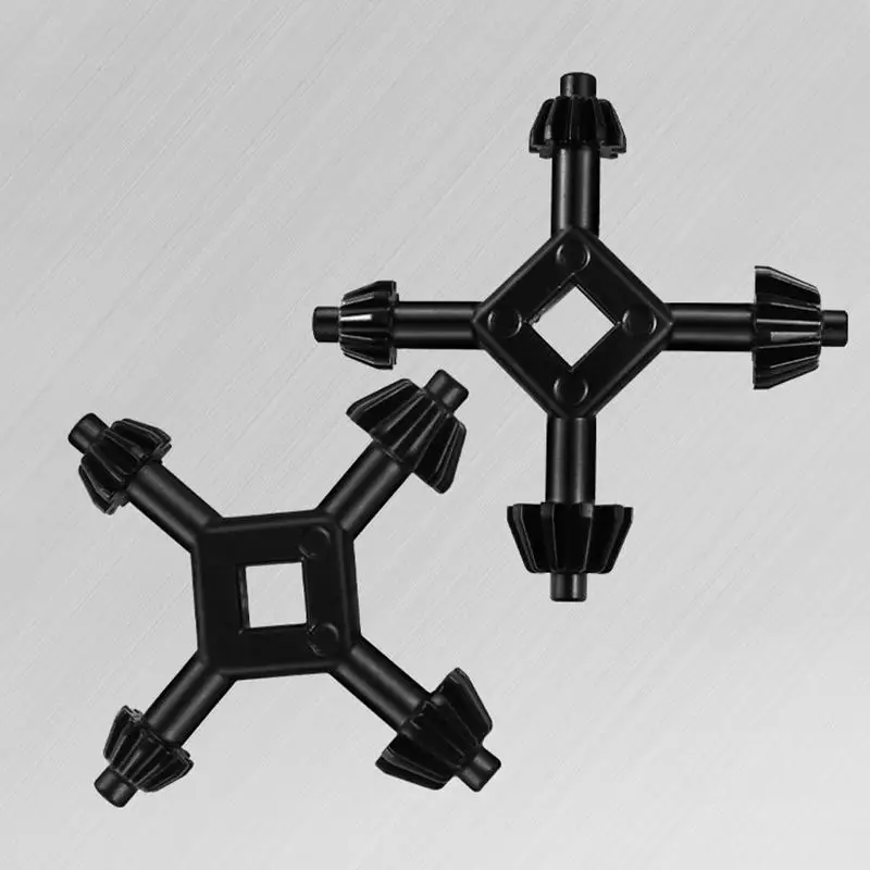 Universeller 4-Wege-Handbohrschlüssel mit flexibler Rotation und robustem Aufbau, perfekt für Heimwerkerarbeiten und Werkstattreparaturen. – Detail 9