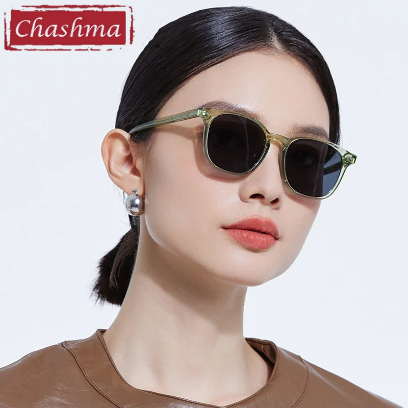 Chashma Gafas Women Sunglasses Round Myopia Lenses Fashion Polarized Glasses Prescription Driving Tint Color Sun Eyeglass Men