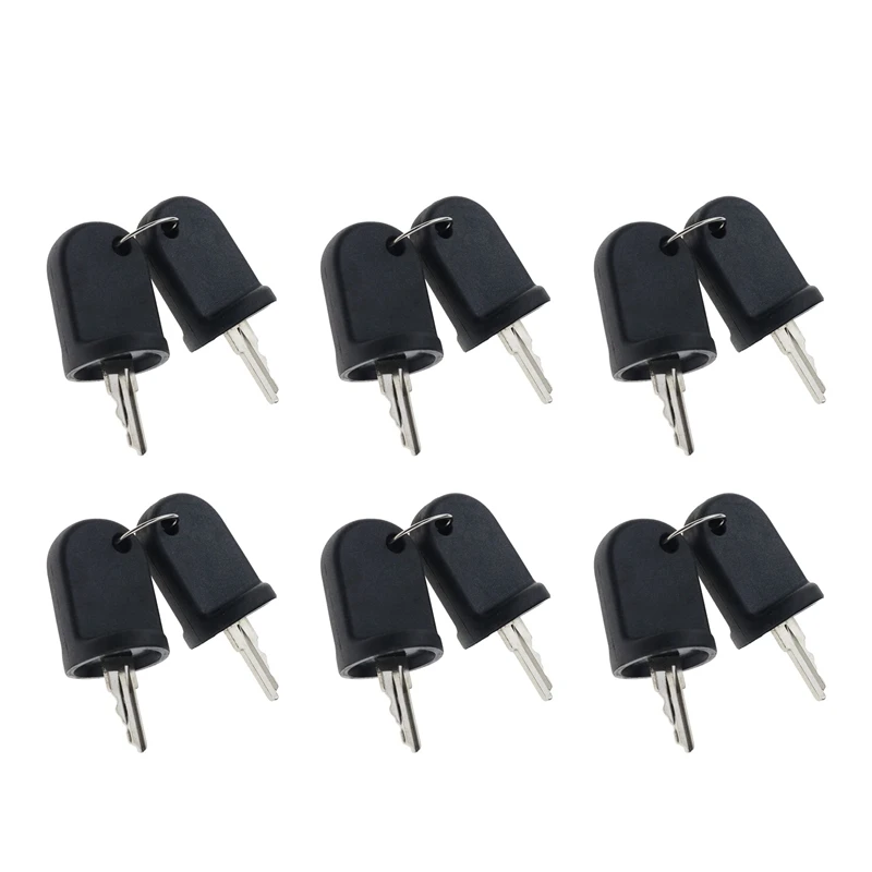 Chaves de ignição compatíveis com EZGO RXV G e E, 611282, 605946, 606993, 12pcs