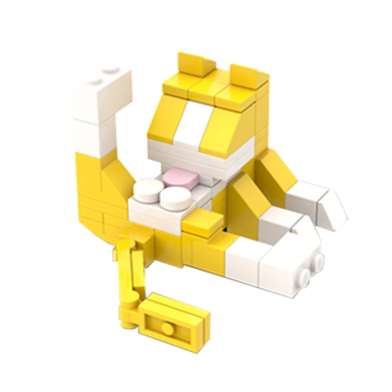 ~~ Serie Animal ladrillos MOC figuras de gato DIY bloques de construcción juguetes educativos para niños regalo de cumpleaños · ·