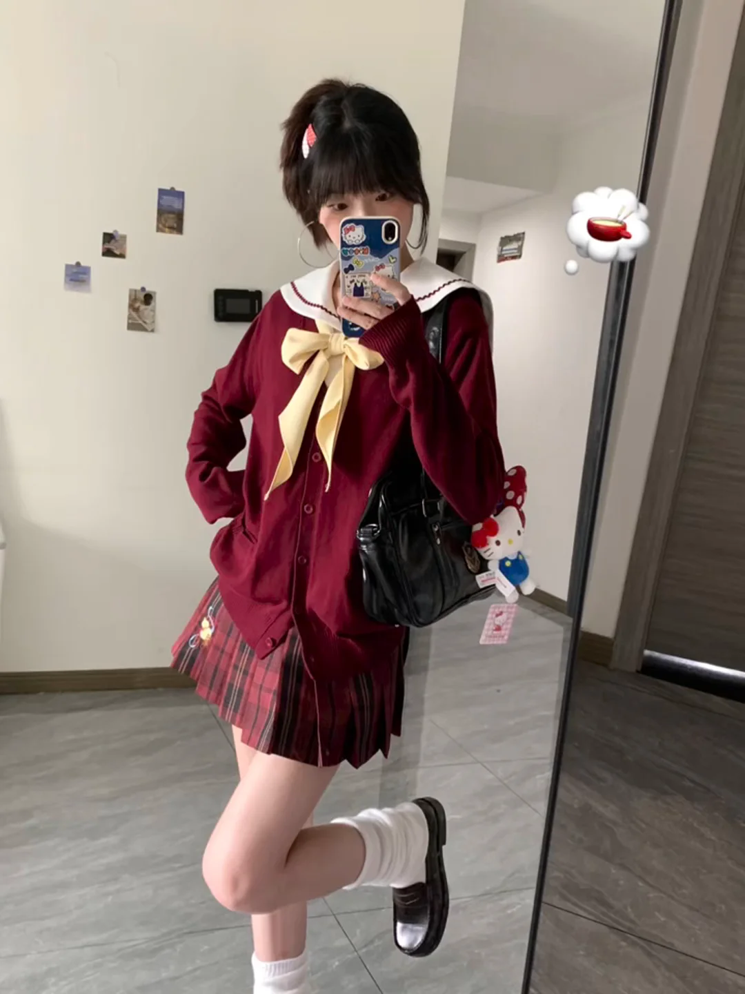 Maglione cardigan aperto lavorato a maglia bianco migliorante Jaet Autunno Inverno da donna Nuovo lungo capispalla Sve JK orm Maglieria