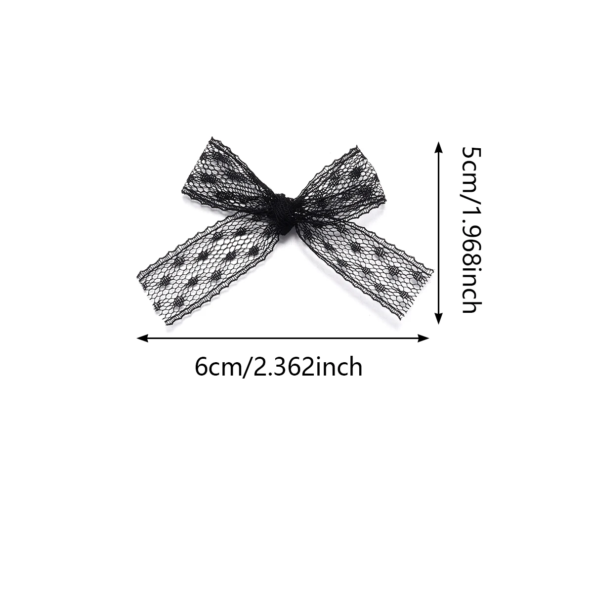 20Pcs/Lot 5*6cm Bilateral Embroidered Net Lace Trim Ribbon Bows Handmade For DIY Sewing Crafts Handwork Gift Party Wedding Decor