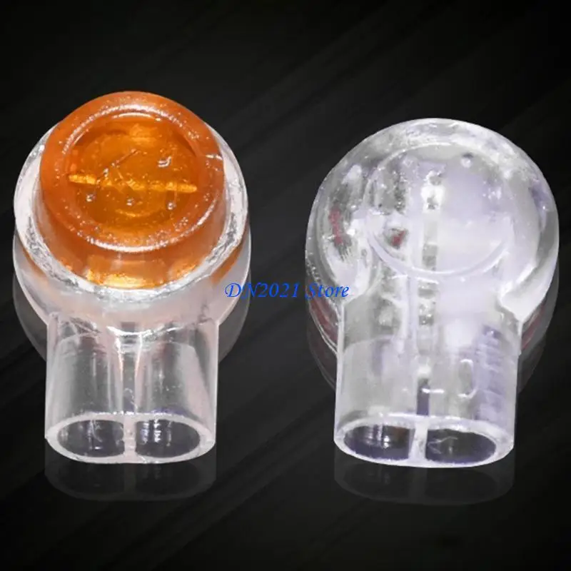 F3KE 200PCS Waterproof Telephone Line Connector, Data Phone Wire Butt Ports