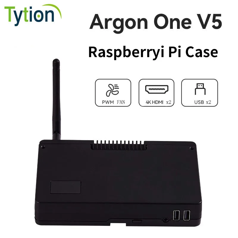 Argon ONE V5 M.2 Case for Raspberry Pi 5 Optional 1.8 inch OLED Screen Dual or SINGLE M.2 NVME Expansion Board ZigBee Module
