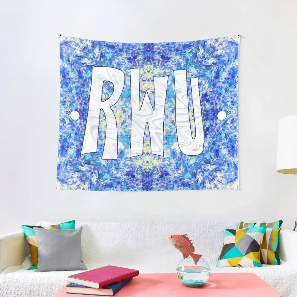 RWU funky fresh waves Tapestry Room Decoration Accessories Wall Decorations Decorative Wall Mural Decorations For Room Tapestry