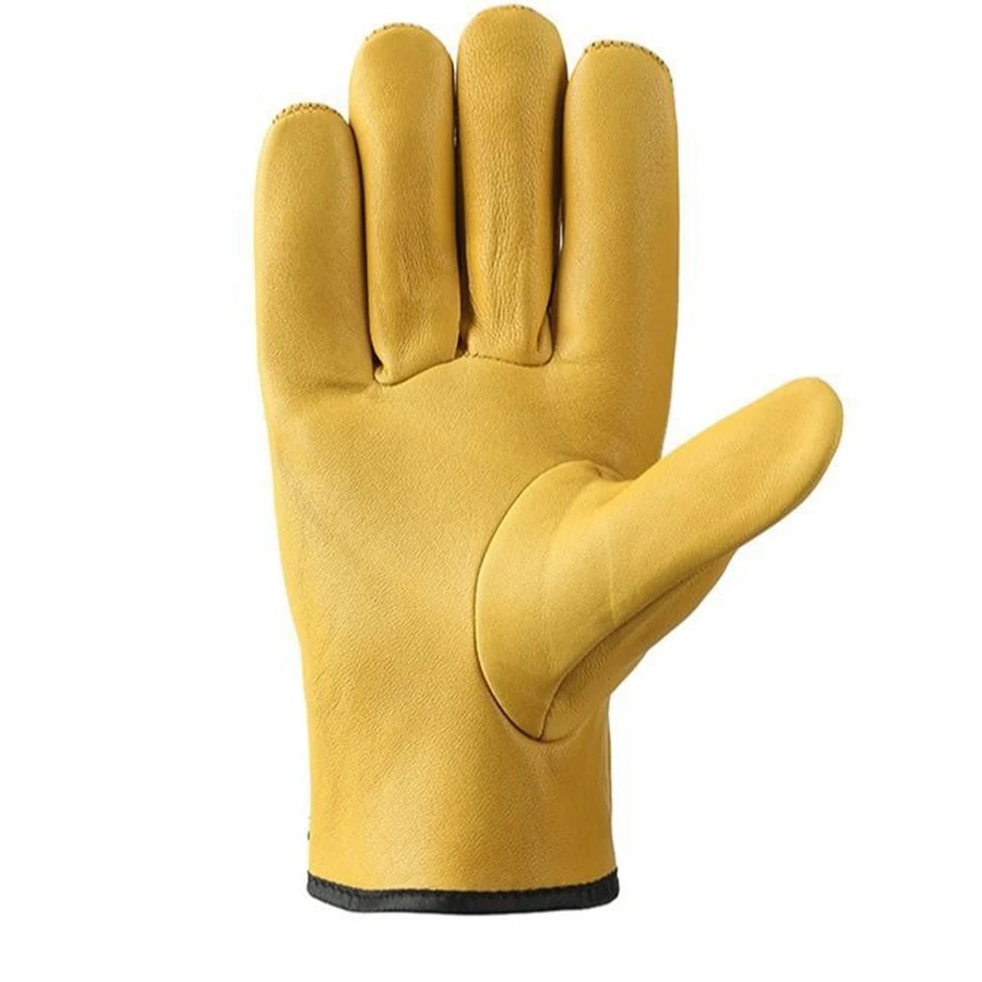 Sheepskin argon welding gloves high temperature resistant welder protective gloves wear-resistant leather Work gloves