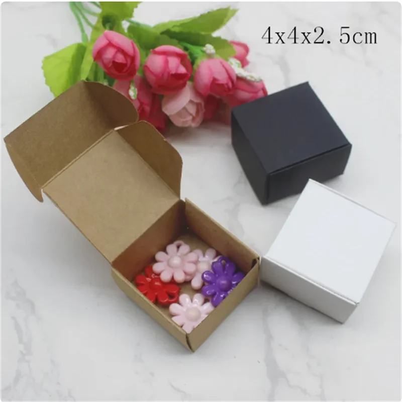 تعبئة هدايا مصنوعة يدويًا بأحجام متعددة ، ورق كرافت أبيض ، صندوق تعبئة عيد الميلاد ، 10 أشخاص بأحجام متعددة #3