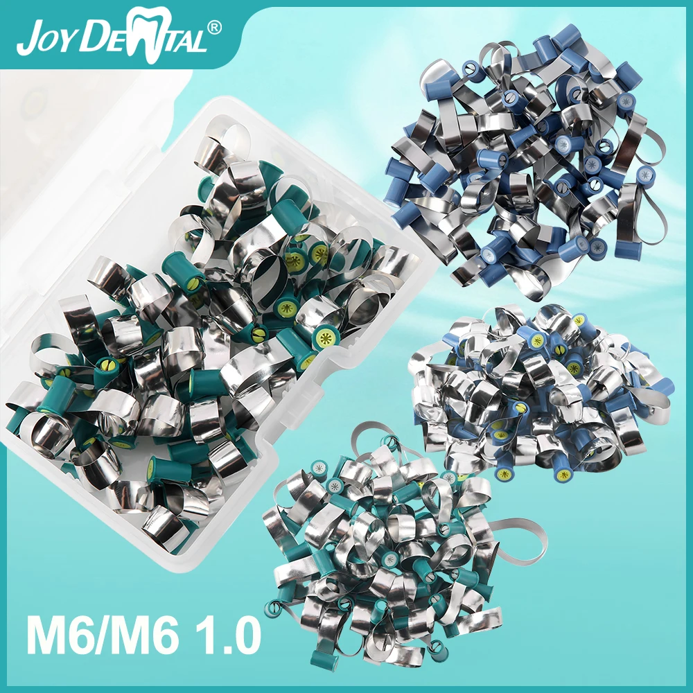 

50 шт. стоматологические матричные ленты JOY, стальная матрица, двухсторонние Контурные анатомические матричные ленты, стоматология