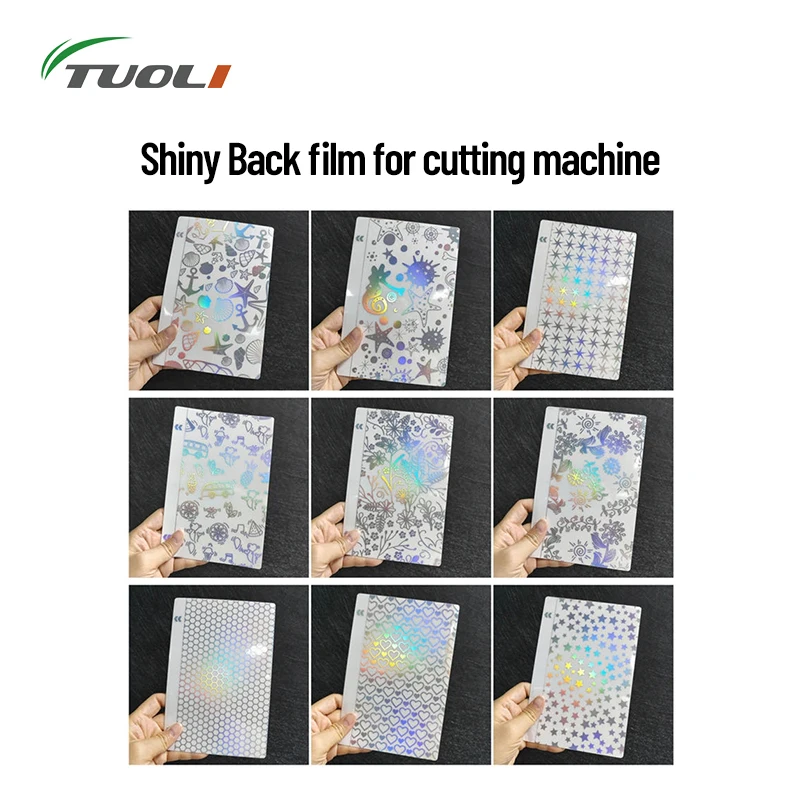 TUOLI Mix Back Sticker Shiny 3D Embossed Mobile Phone Rear Glass Protective Skins for Hydrogel Film HD Matte Privacy Cut Machine