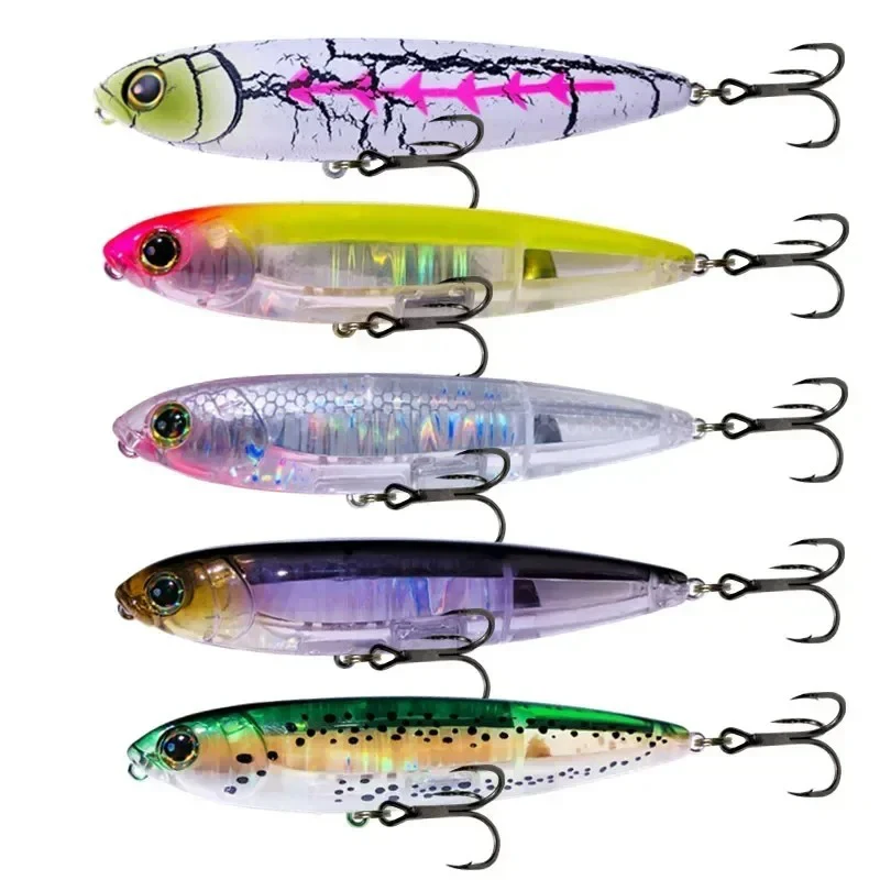 95mm 19g Topwater Pencil Najlepsza przynęta na okonie Wędkarstwo powierzchniowe Twarda przynęta Pływające woblery Wabik Wszystko do wędkowania