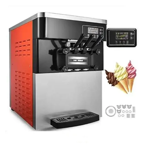 

Table Top Portable Automatic Japan Soft Serve Ice Cream Icecream Vending Making Maker Machine For Icecream