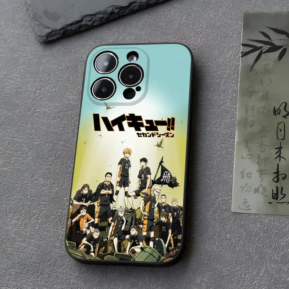 Haikyu Phone Case for iphone 16 11 15 14 13ProMax 12 Pro Xs Max Mini Xr 8 6s Plus Funda Covers