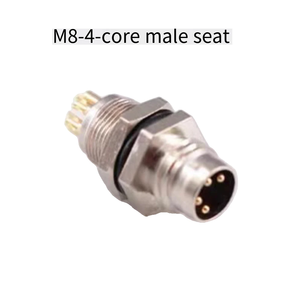 Harsh Environments M8 Industrial Circular Connector 3/4 Core Connector Easy Installation Excellent Conductivity