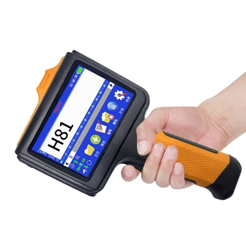 Portable Handheld Inkjet Printer Expiry Date Barcode QR Batch Logo Coding for Glass Bottle Printing Marking