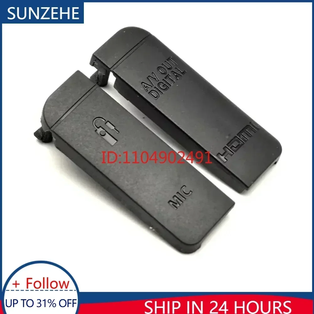NEW USB Rubber Lid Door HDMI-compatible MIC Cap Interface Cover for Canon EOS 6D Digital Camera Repair Part