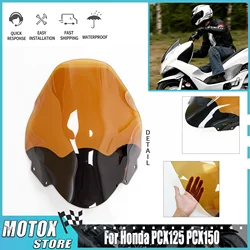 For Honda PCX125 PCX150 PCX 125 150 PCX-125 PCX-150 Motorcycle Windshield Windscreen 2014 2015 2016 2017