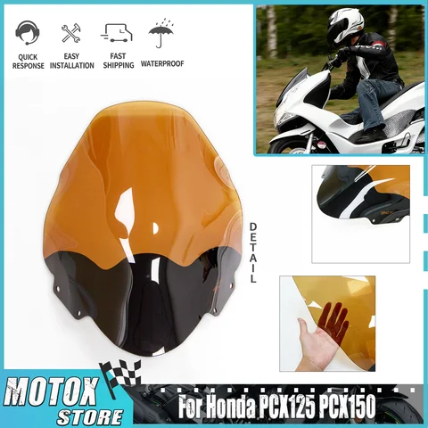 혼다 PCX125 PCX150 PCX 125 150 PCX-125 PCX-150 오토바이 앞 유리 윈드 스크린 2014 2015 2016 2017 혼다 PCX125 PCX150 PCX 125 150 PCX-125 PCX-150 오토바이 앞 유리 윈드 스크린 2014 2015 2016 2017