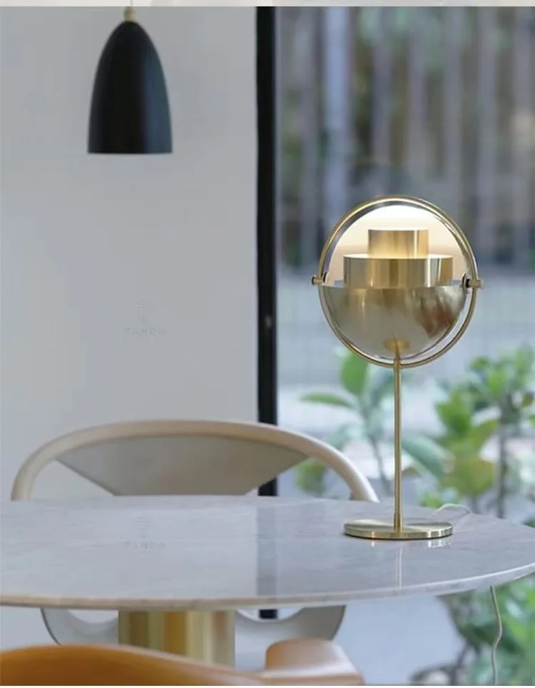 Nordic Light Luxury Simple Retro Gubi Multi Lite Restaurant Desk Lamp Modern Creative Study Bedroom Bedhead Floor Lamp