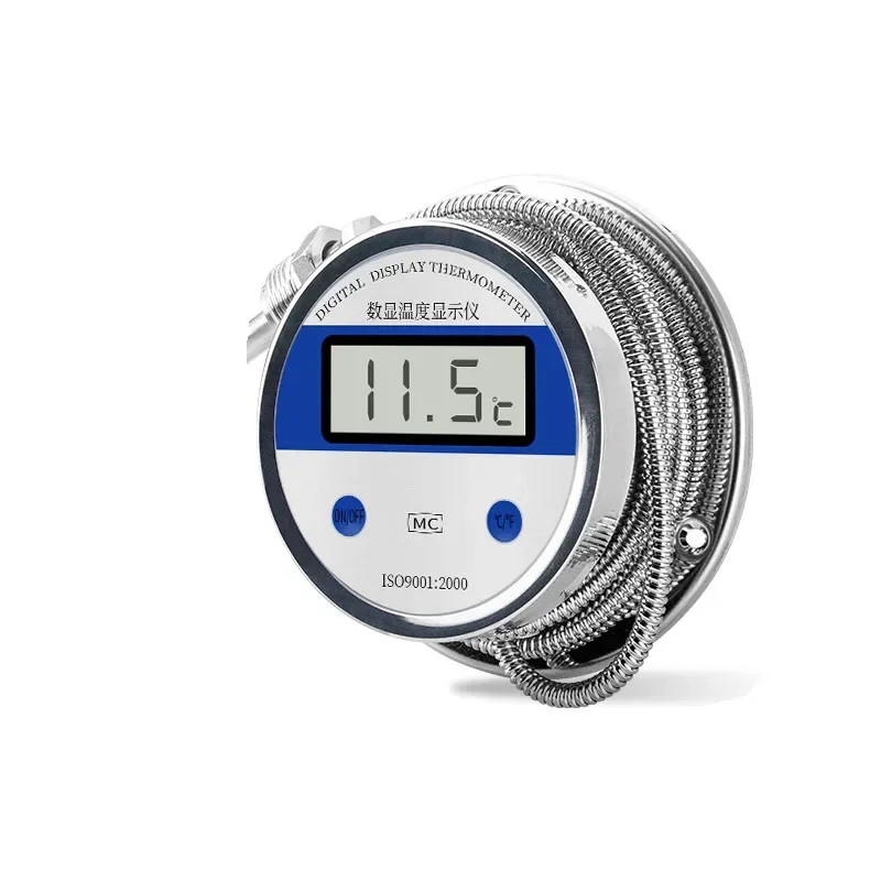 New Small Digital Thermometer With Probe Line High-precision Acid Alkali Resistant Hot Water Measuring Vertical Boiling Water Th
