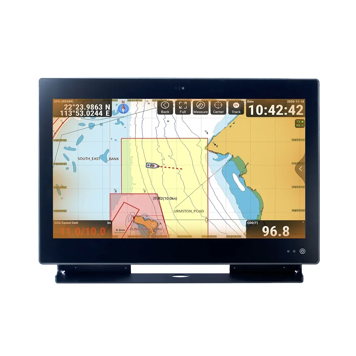 Marine Electronics XINUO Multi-touch functioneel display MFD 21,5-inch touchscreen Marine AIS GPS-kaartplotter NMEA0183 NMEA2000