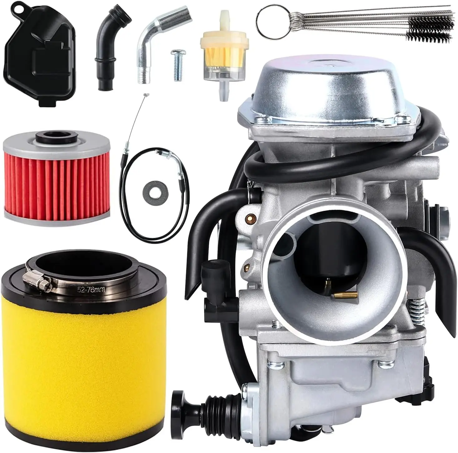 Carburetor Compatible with Honda 2000-2006 Rancher TRX 350 TRX350TM TRX350TE 350ES 350FE 350FMTE 4 Stroke ATV Carb