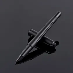 Pluma estilográfica de Punta EF de 2023mm, bolígrafos de Metal con punta doblada de 0,28mm para escribir, material escolar y de oficina, color negro mate, novedad de 1,2