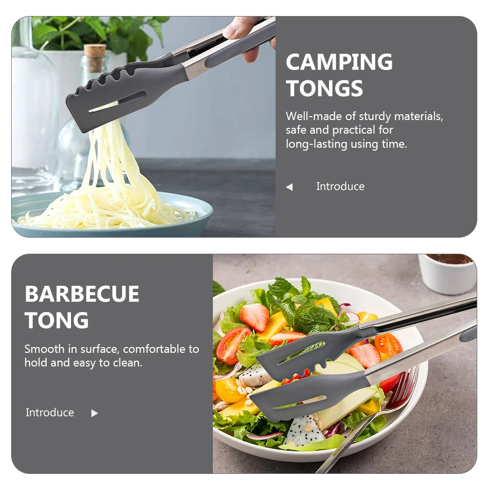 

BBQ Stainless Steel Heat Resistant Kitchen Cooking Grilling Serving Tool for Food Parties Outdoor Picnic Restaurant