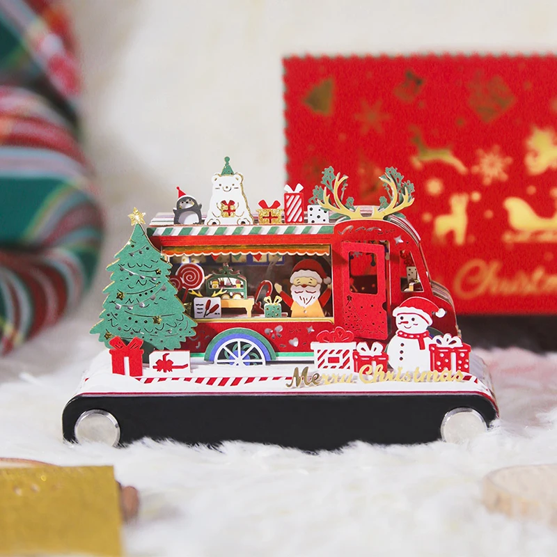 

2026 LED 3D Desk Calendar: Tear-Away Art Paper with Light-Up Display & Memo Pad - Christmas Gift Idea