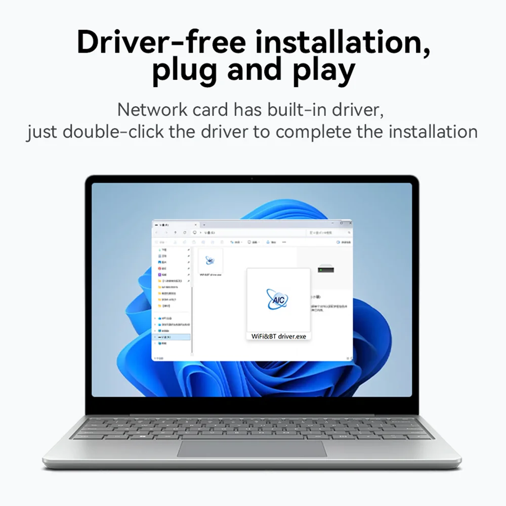 900Mbps USB WiFi محول بطاقة الشبكة 2.4G/5Ghz بلوتوث 5.4 واي فاي دونغل استقبال لاسلكي للكمبيوتر المحمول Win 10/11 سائق مجاني