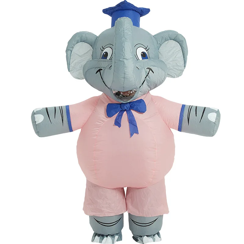 Simbok Halloween Costumes Adult Parent-child Cartoon Animals Dolls Elephants Dolls Props Elephants Inflatable Clothes