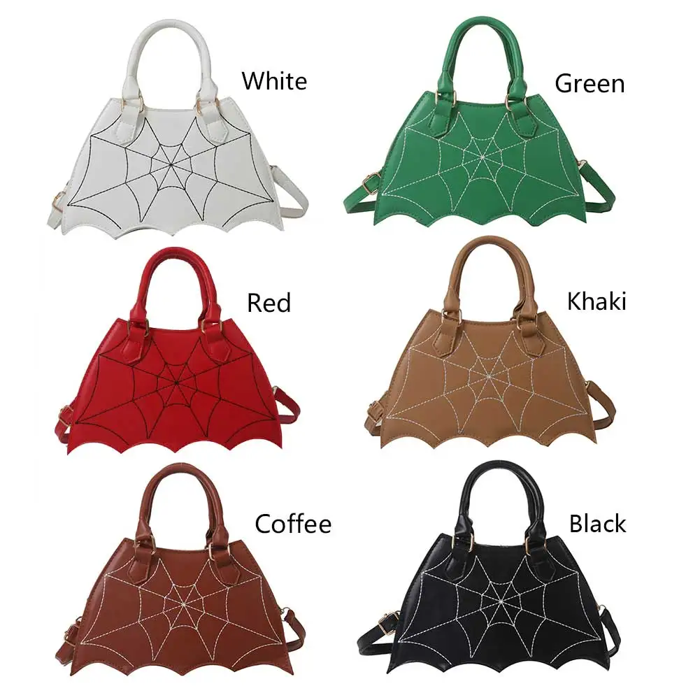 Ladies Small Shoulder Bag Bat Wing Top-handle Bags Creative Chic PU Leather Fashion Halloween Props Outdoor Shopping Bags