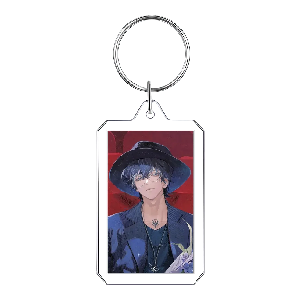 Link Click Acrylic Pendant Exquisite Student Bag Decor Backpack Keychain Anime Cartoon Figure Accessories Charles Birthday Gift