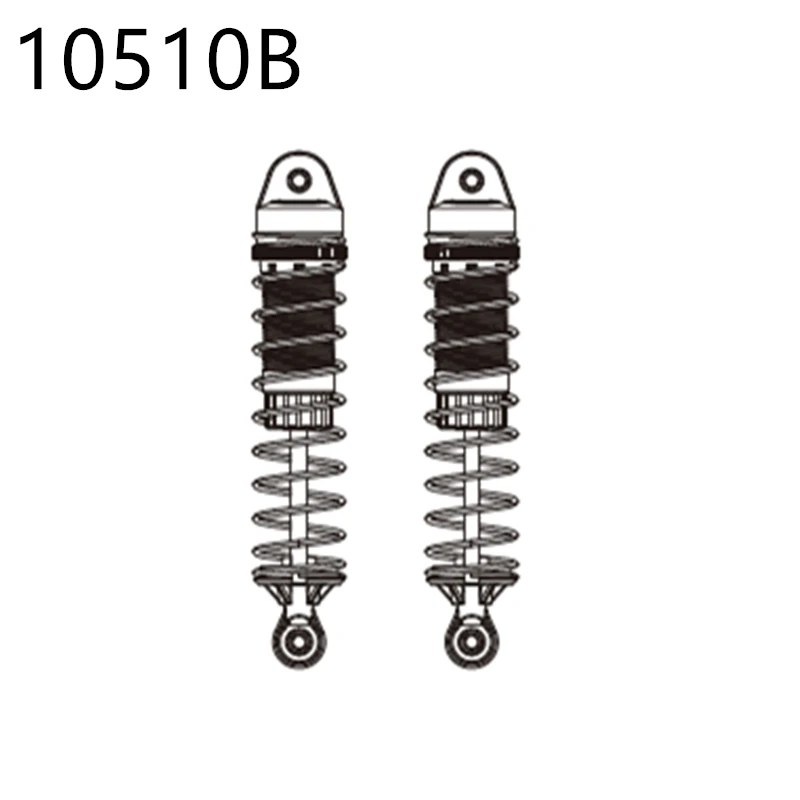 MJX Hyper Go 10208 V2 ดัดแปลงอุปกรณ์เสริม Differential โช้คอัพยางกันชนเกียร์ Swing Arm Link 1/10 RC รถอะไหล่