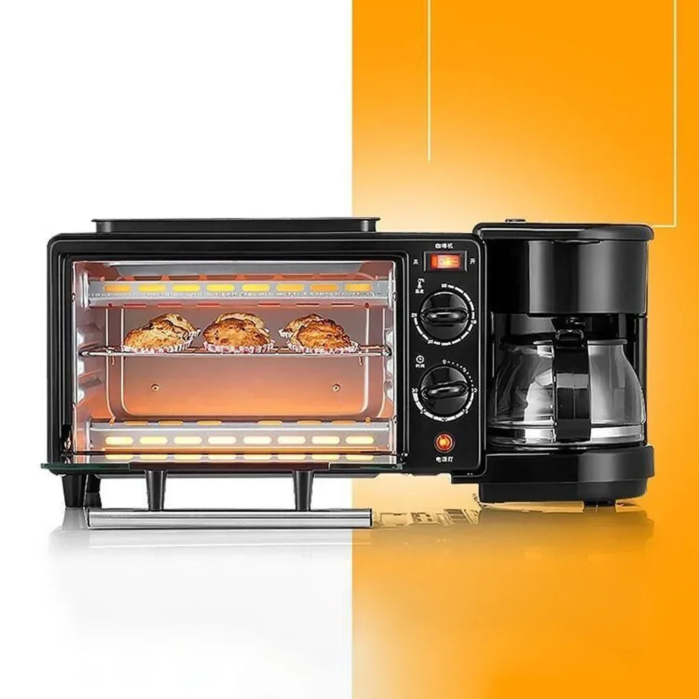 

L1218 Multifunctional Toaster Electric Oven Breakfast Sandwich Maker Bread Maker Full Automatic Coffee Machine