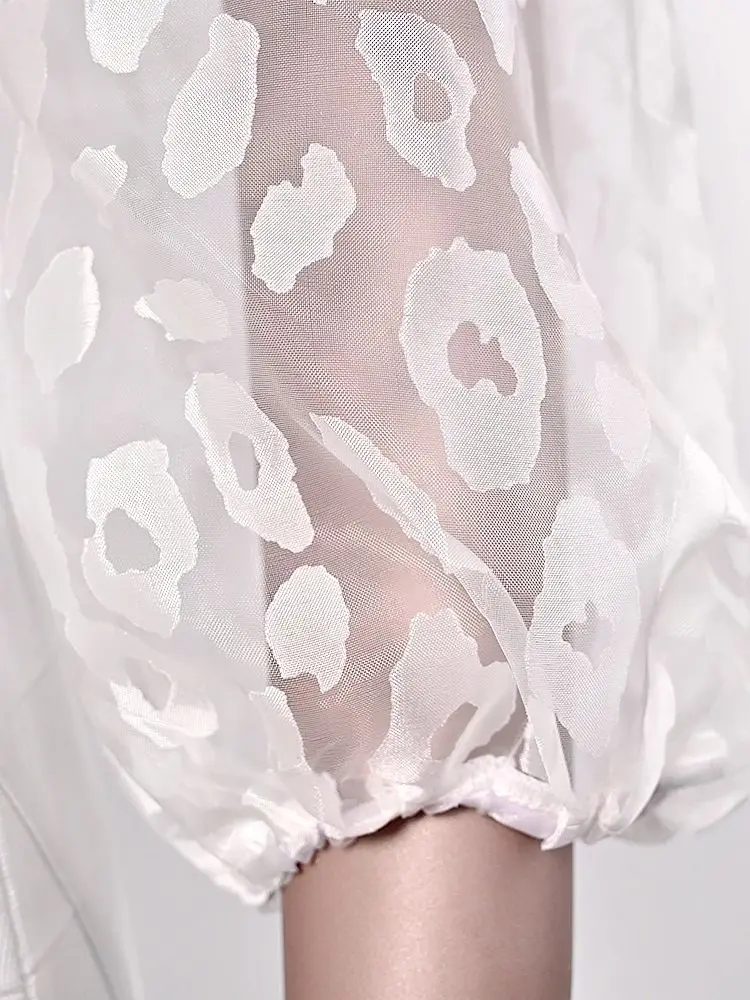 Lange mouwen mini sexy lange rok set mouwen mooie witte luipaardprint vrouwen bandage set bodycon tops slanke elastische roksets