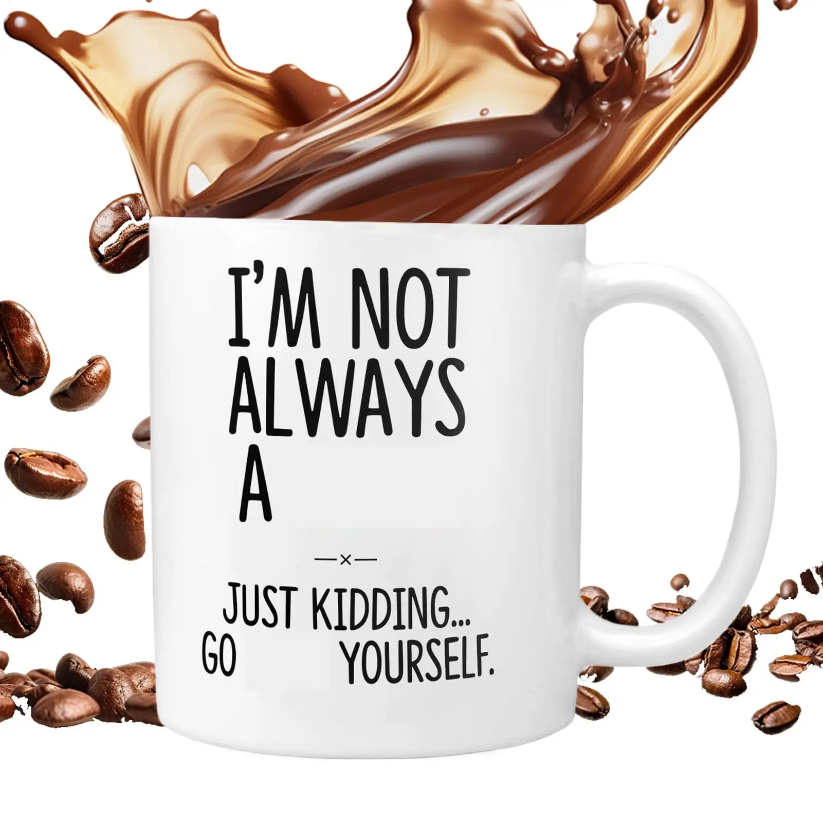 

Funny Coffee Cups Ceramic Tea Mug Drinking Cup Desktop Ornament For Kitchen Home Living Room Daily Use Study School Travel