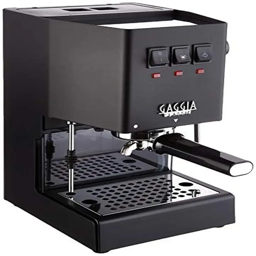 Espresso Machine Commercial Steel Italy 9 Bar 2.1L Thunder Black 1200W