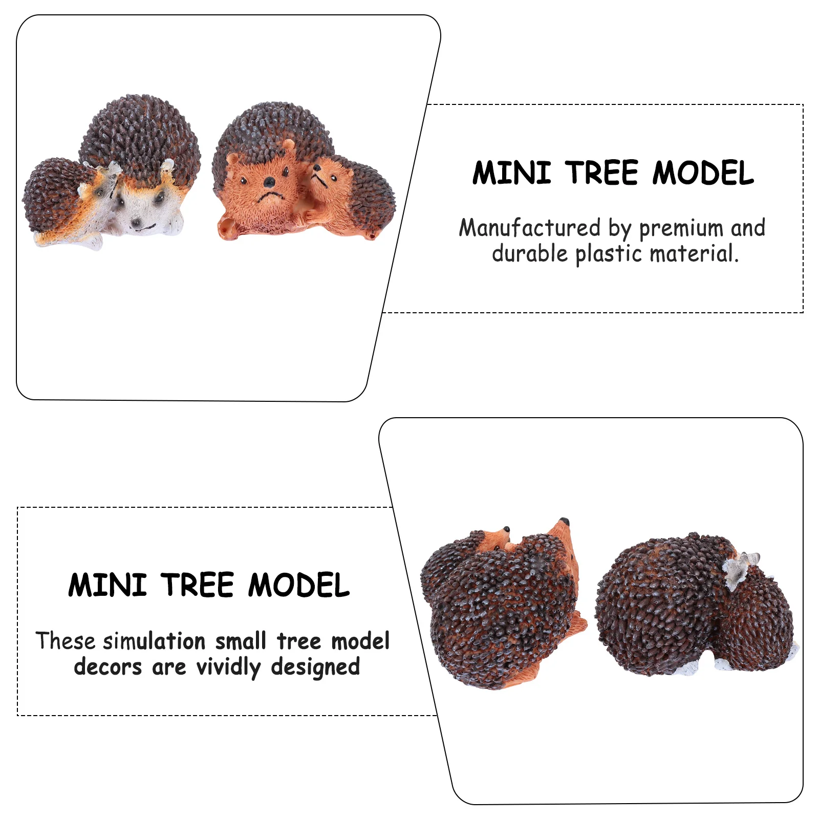 القنفذ ساحة زخرفة الراتنج التماثيل حديقة ساحة المناظر الطبيعية زينة زخرفية محاكاة الحيوان الحرفية #5