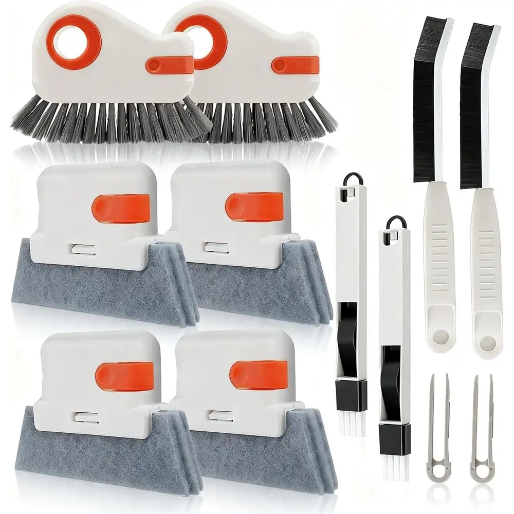 

Hard Bristle Crevice Cleaning Brush Set, 8-Pack