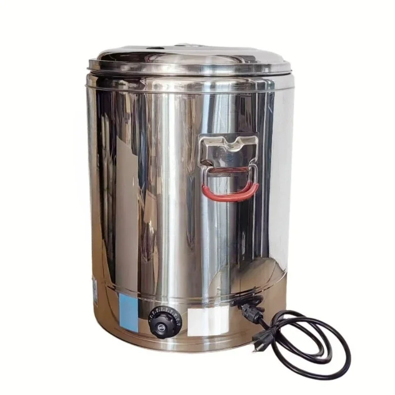 110V stainless steel heating bucket 40L boiling bucket candle liquid heating plate insulation