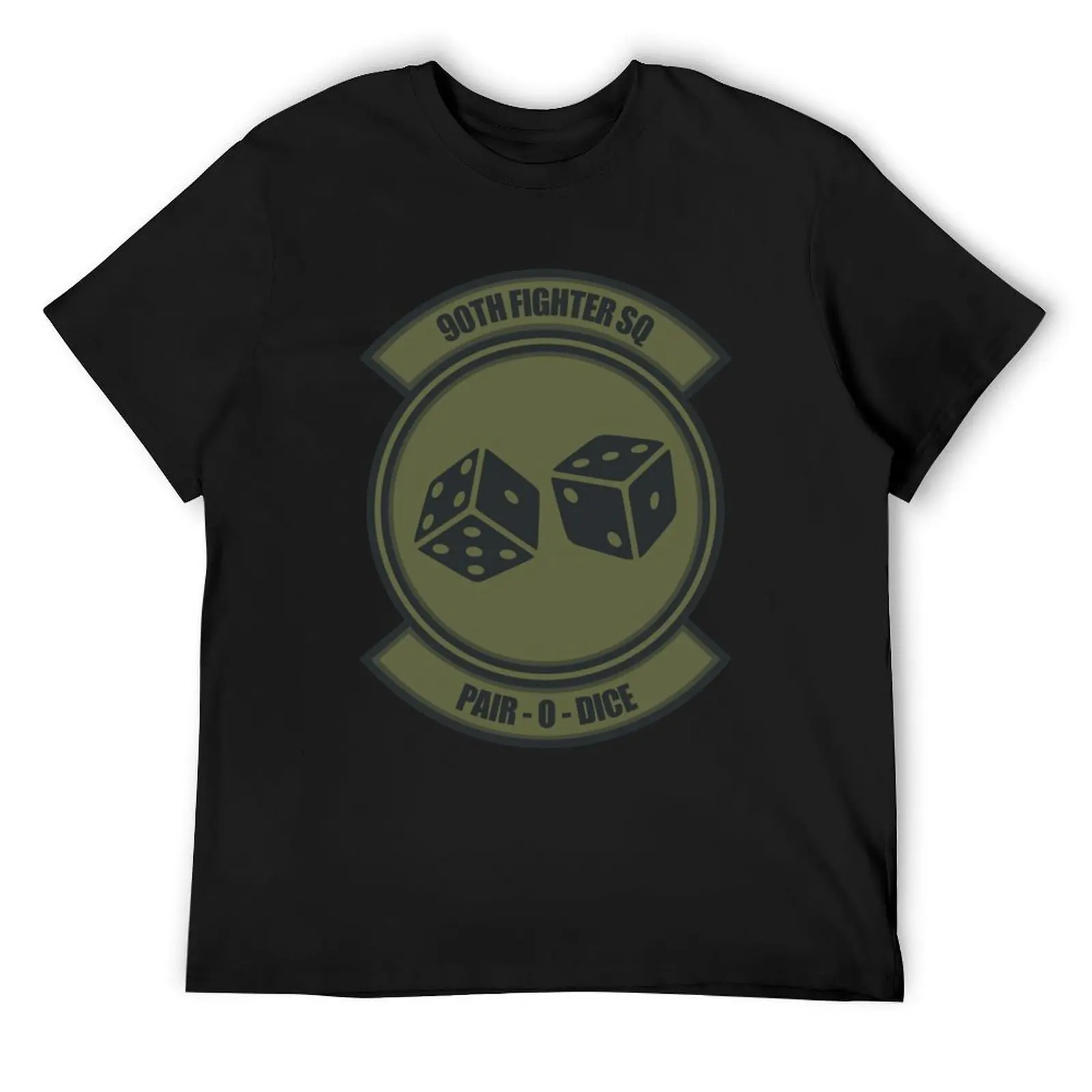 90th Fighter Squadron Patch (subdued) T-Shirt designer shirts boys whites new edition clothing for men