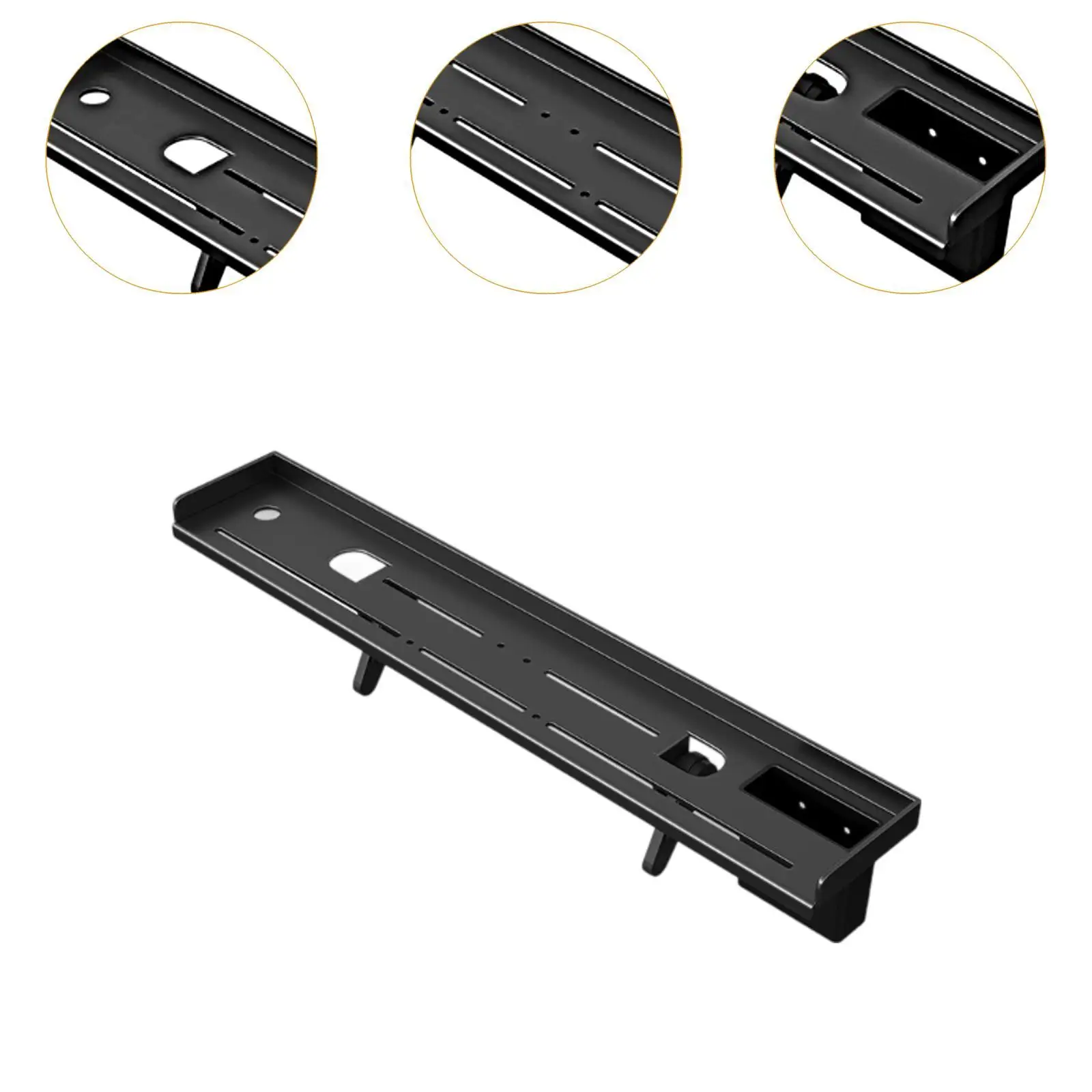 TV Top Shelf Removable Wall Hanging Shelf Organizer Screen Storage Steel Desk Shelf for Office Room