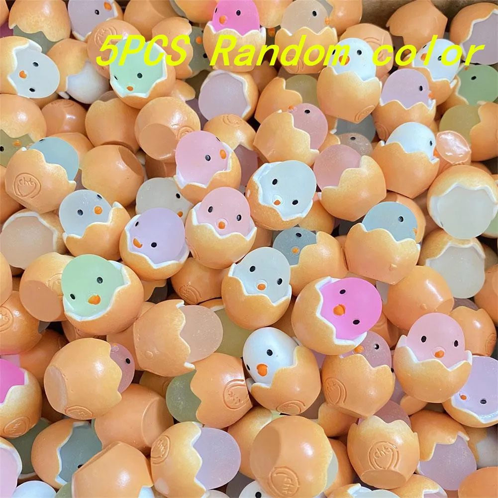 

5PCS random Broken Egg Decoration Cute Miniatures Broken Diy Glow At Eggs Garden Night Eggs Egg Accessories Fairy Luminous