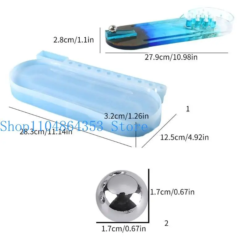 Interaktive Mini-Bowlingbahn Silikonform, Spaßige Bowlingkugel Silikonform aus Silikonmaterial für Partys und Zusammenkünfte – Detail 6