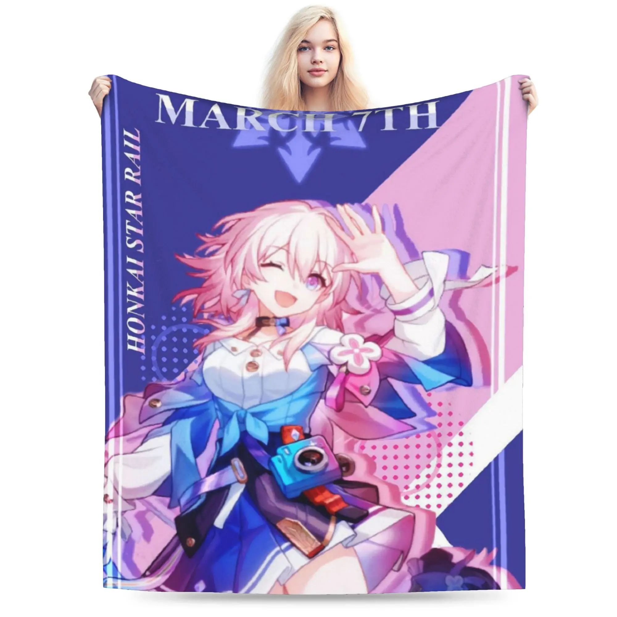 Honkai Star Rail Blanket Multi-size Super Soft Cozy  Throw Blankets for Sofa Couch and Bed