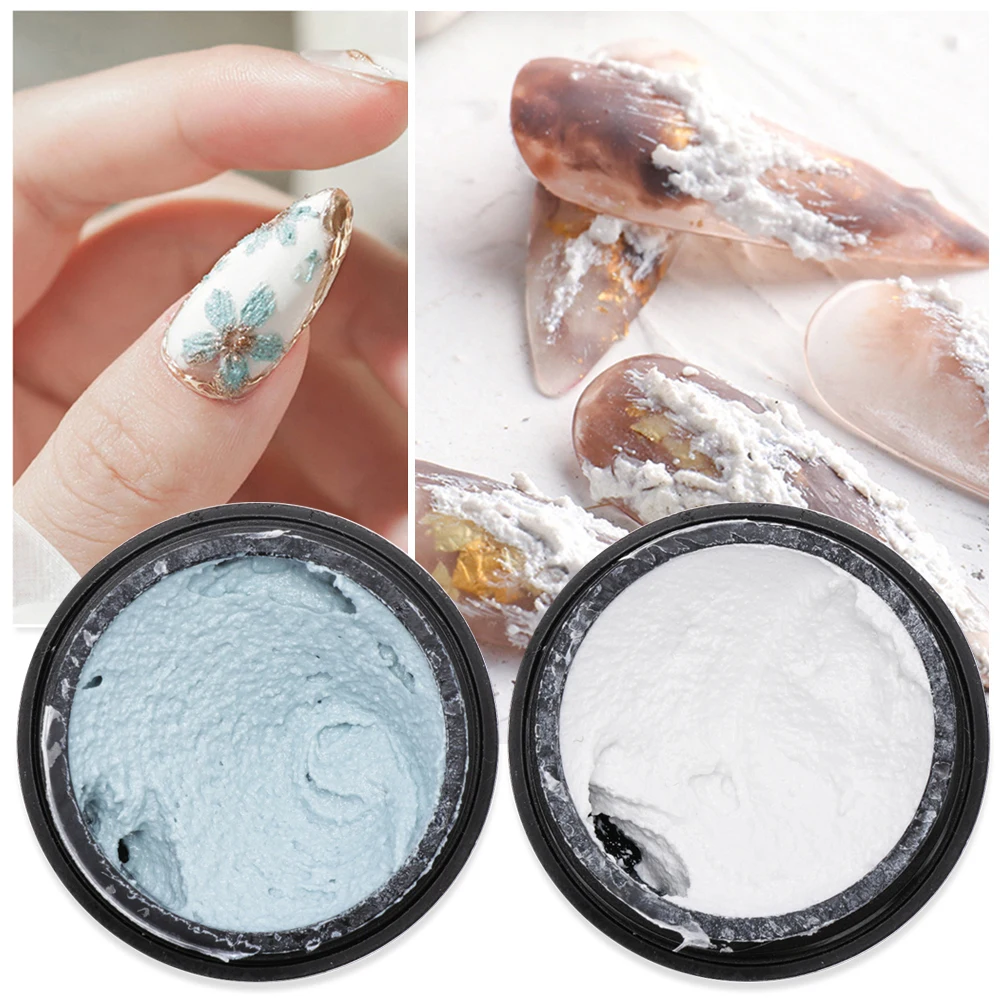 Soak Off Gesso per unghie Decorazioni per unghie fai da te Smalto per unghie Lacca 3D Sabbia Texture Gel per gesso Gel per unghie Decorazione per smalto per unghie