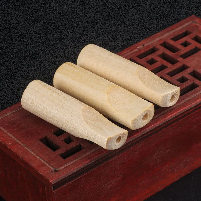 10 PCS 1cm Handmade Wooden Cigarillo Filter Tip for Roll-Your-Own Cigarettes Eco-Friendly Mouthpiece